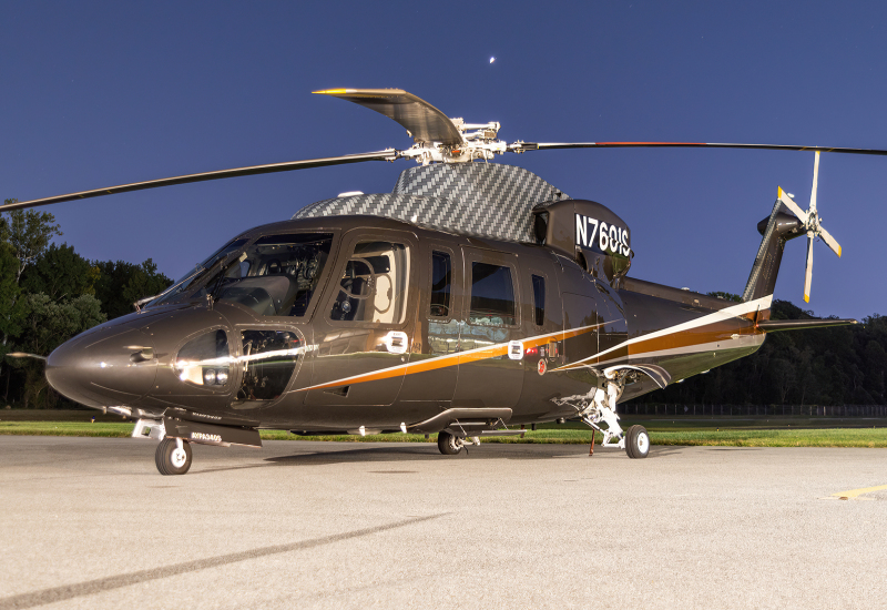Photo of N7601S - PRIVATE Sikorsky S-76 at CGS  on AeroXplorer Aviation Database
