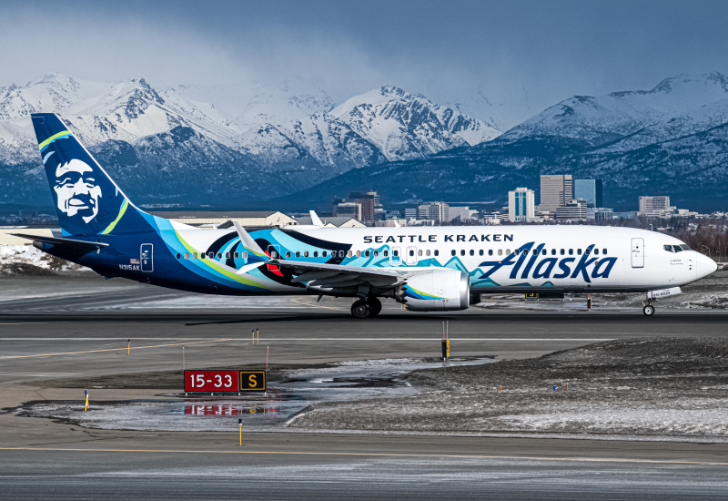 Photo of N915AK - Alaska Airlines Boeing 737 MAX 9 at ANC on AeroXplorer Aviation Database