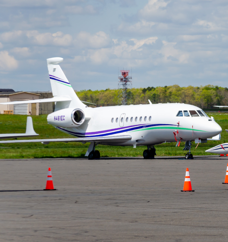 Photo of N418EC - PRIVATE Dassault Falcon 2000EX at ACY on AeroXplorer Aviation Database