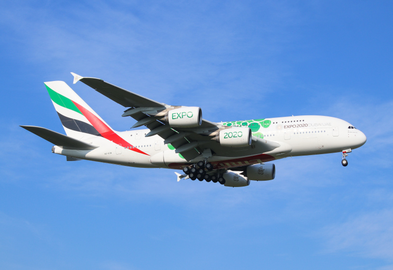 Photo of A6-EON - Emirates Airbus A380-800 at IAD on AeroXplorer Aviation Database