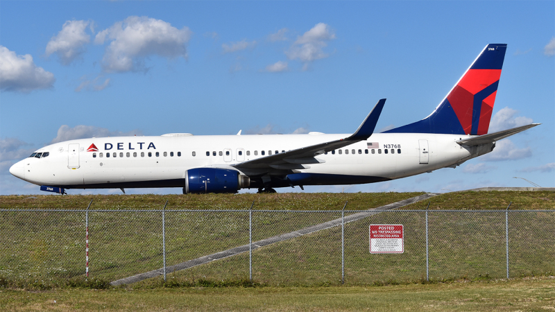 Photo of N3768 - Delta Air Lines Boeing 737-800 at MCO on AeroXplorer Aviation Database