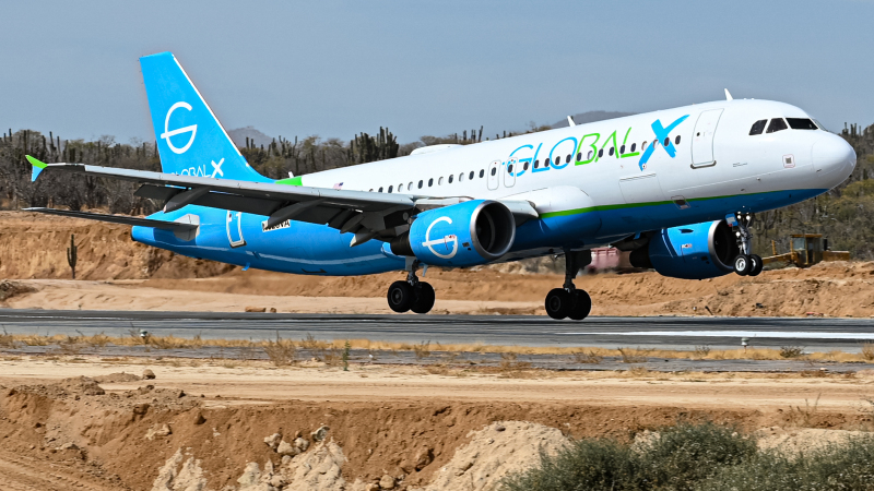 Photo of N628VA - Global X Airbus A320 at CSL on AeroXplorer Aviation Database