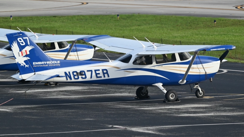 Photo of N897ER - Embry-Riddle Aeronautical University Cessna 172 at DAB on AeroXplorer Aviation Database