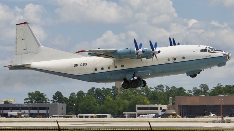 Photo of UR-CBG - Cavok Air Antonov An-12 at IAH on AeroXplorer Aviation Database