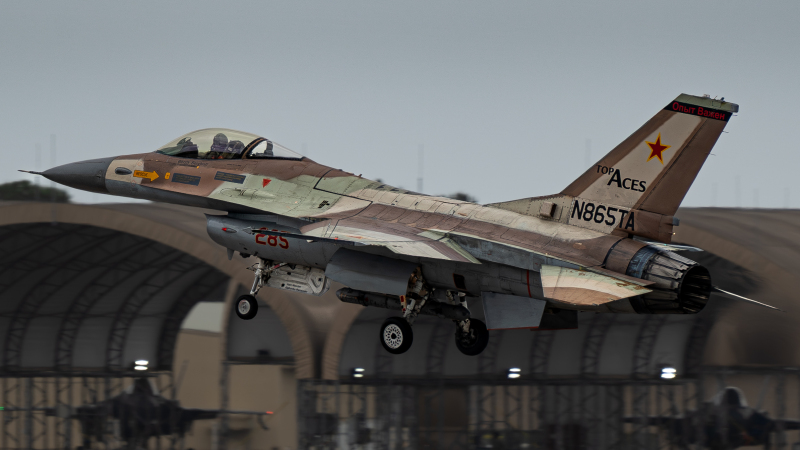 Photo of N865TA - Top Aces General Dynamics F-16 Fighting Falcon at VPS on AeroXplorer Aviation Database