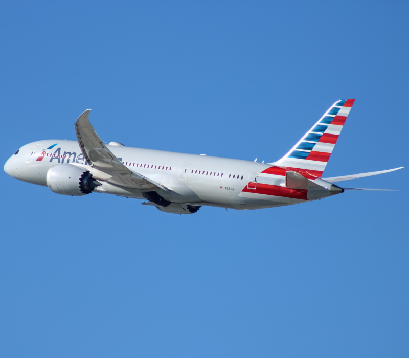 Photo of N871AY - American Airlines Boeing 787-8 at LAX on AeroXplorer Aviation Database