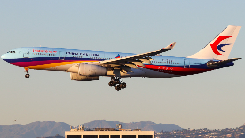 Photo of B-5943 - China Eastern Airlines Airbus A330-200 at LAX on AeroXplorer Aviation Database