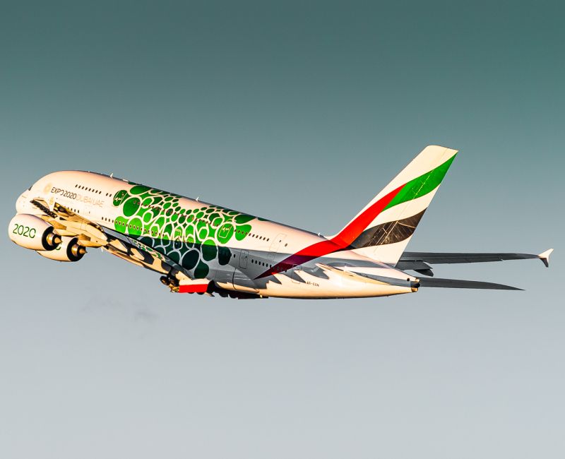 Photo of A6-EON - Emirates Airbus A380-800 at SFO on AeroXplorer Aviation Database