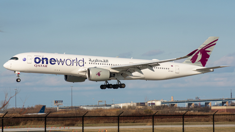 Photo of A7-ALZ - Qatar Airways Airbus A350-900 at PHL on AeroXplorer Aviation Database