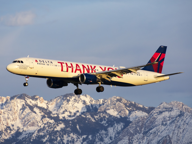 Photo of N391DN - Delta Airlines Airbus A321-200 at SLC on AeroXplorer Aviation Database