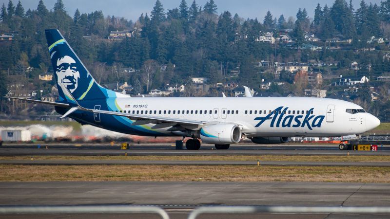 Photo of N519AS - Alaska Airlines Boeing 737-800 at PDX on AeroXplorer Aviation Database