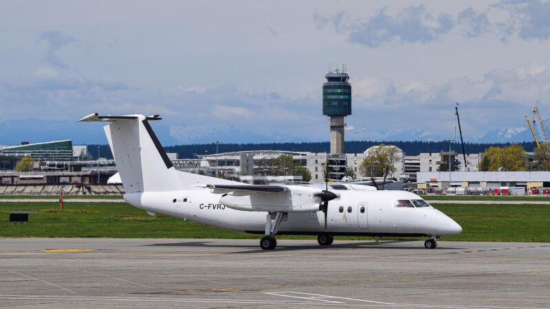 Photo of C-FVRJ - Central Mountain Air Bombardier Dash-8 Q100 at YVR on AeroXplorer Aviation Database