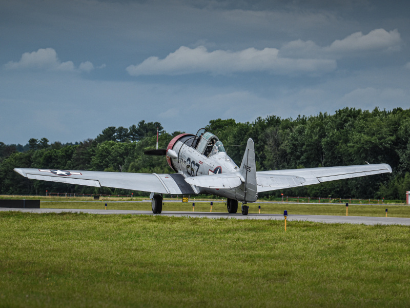 Photo of N6253C - PRIVATE North American T-6 Texan at ASH on AeroXplorer Aviation Database