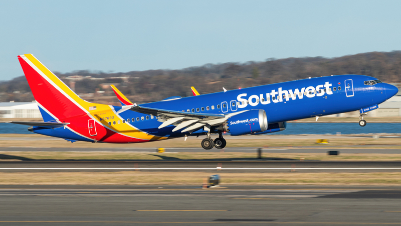 Photo of N8769Q - Southwest Airlines Boeing 737 MAX 8 at DCA on AeroXplorer Aviation Database
