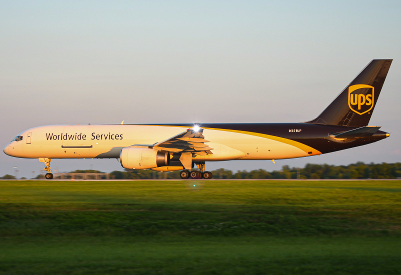 Photo of N451UP - United Parcel Service Boeing 757-200F at CLE on AeroXplorer Aviation Database