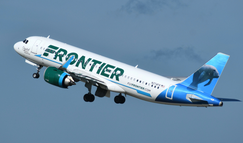 Photo of N374FR - Frontier Airlines Airbus A320NEO at CVG on AeroXplorer Aviation Database