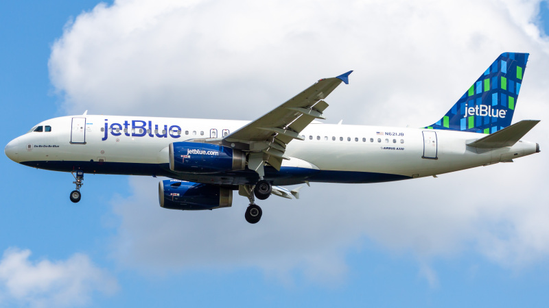 Photo of N621JB - JetBlue Airways Airbus A320 at MCO on AeroXplorer Aviation Database