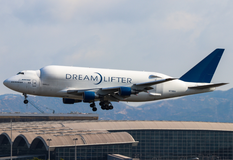 Photo of N718BA - Boeing Boeing Dreamlifter (BLCF) at HKG on AeroXplorer Aviation Database