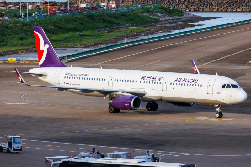 Photo of B-MCA - Air Macau Airbus A321-200 at MFM on AeroXplorer Aviation Database