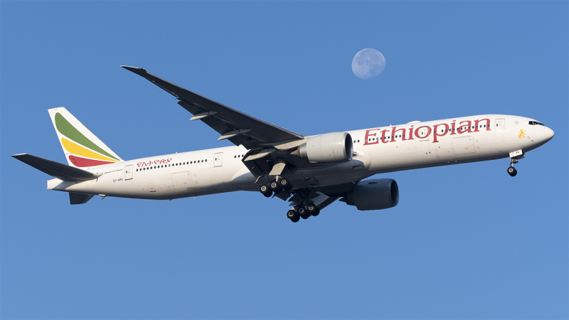 Photo of ET-APX - Ethiopian Airlines  Boeing 777-300ER at IAD on AeroXplorer Aviation Database