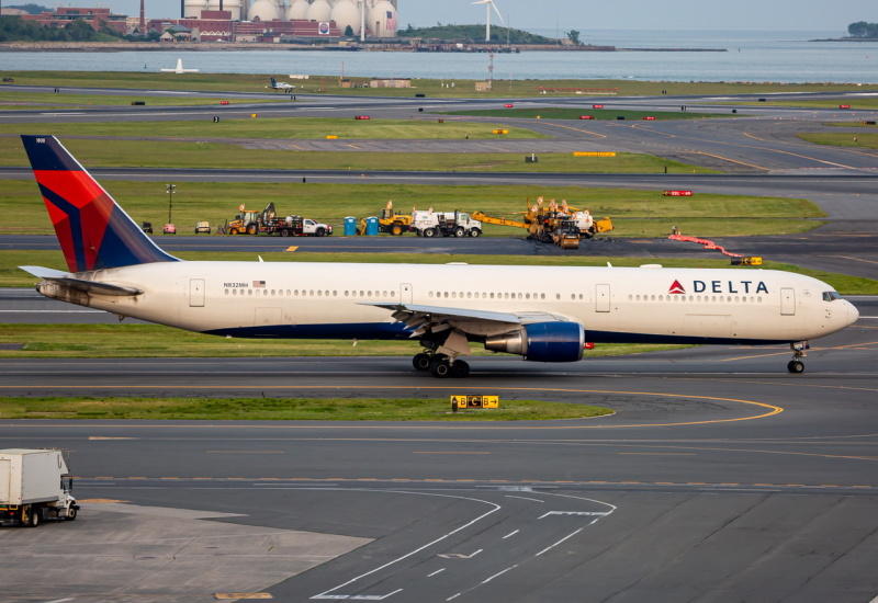 Photo of N832MH - Delta Airlines Boeing 767-400ER at BOS on AeroXplorer Aviation Database