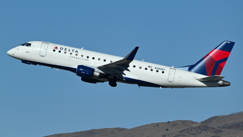 Photo of N280SY - Delta Connection Embraer E175 at RNO on AeroXplorer Aviation Database