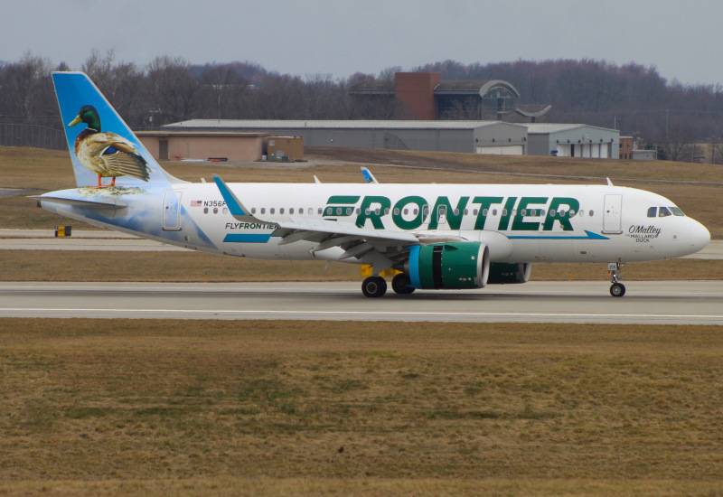 Photo of N356FR - Frontier Airlines Airbus A320NEO at CVG on AeroXplorer Aviation Database