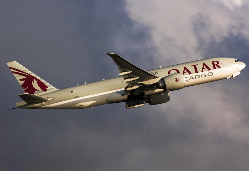 Photo of A7-BFJ - Qatar Cargo Boeing 777F at HKG on AeroXplorer Aviation Database