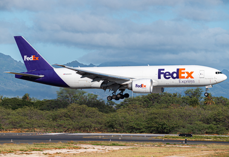 Photo of N868FD - FedEx Boeing 777-F at HNL on AeroXplorer Aviation Database