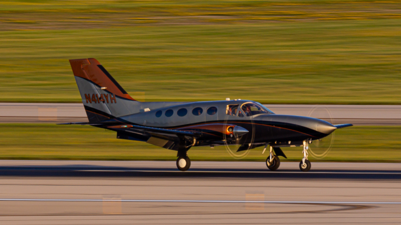 Photo of N414YH - PRIVATE Cessna 414 at CMH on AeroXplorer Aviation Database