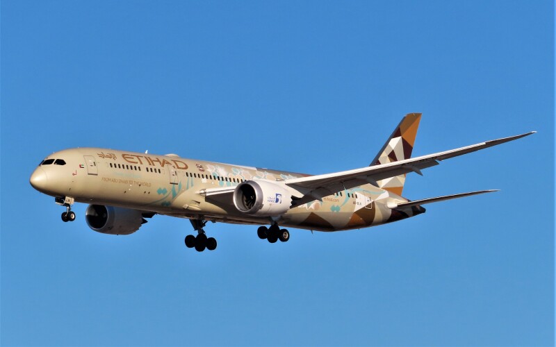 Photo of A6-BLN - Etihad Airways Boeing 787-9 at ORD on AeroXplorer Aviation Database