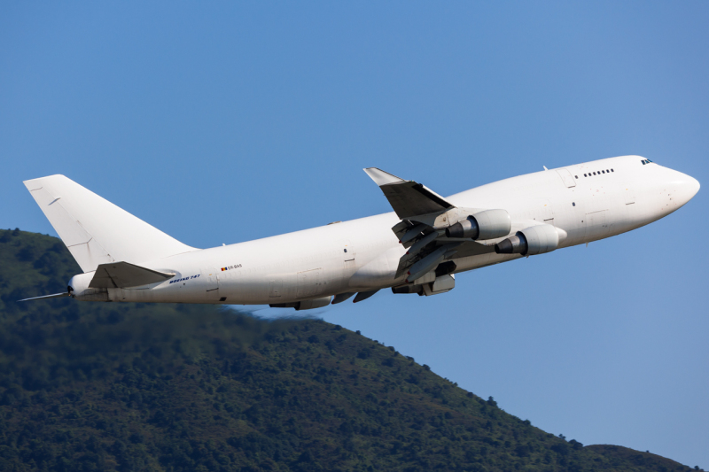 Photo of ER-BAS - Terra Avia Boeing 747-400F at HKG on AeroXplorer Aviation Database