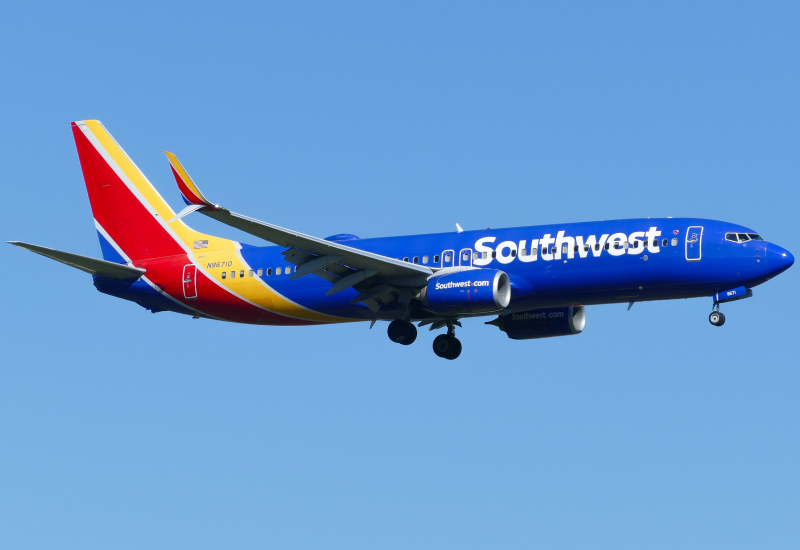 Photo of N8671D - Southwest Airlines Boeing 737-800 at AUS on AeroXplorer Aviation Database