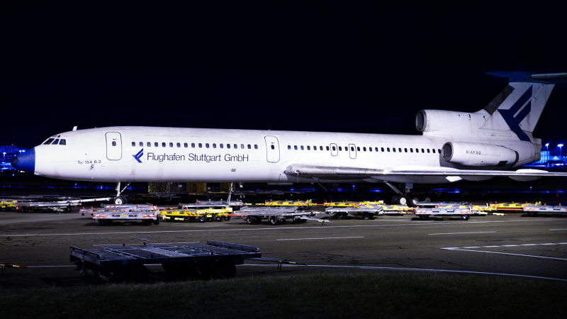 Photo of D-AFSG - Flughafen Stuttgart GmbH Tupolev Tu-154 B2 at STR on AeroXplorer Aviation Database
