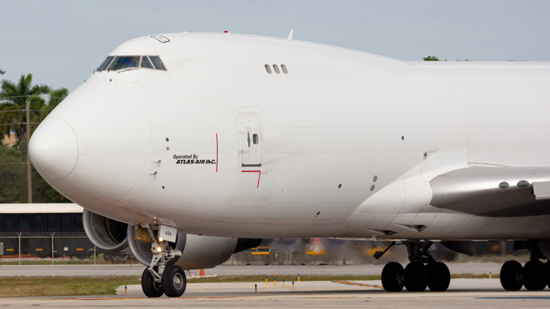 Photo of N404KZ - Atlas Air Boeing 747-400F at MIA on AeroXplorer Aviation Database
