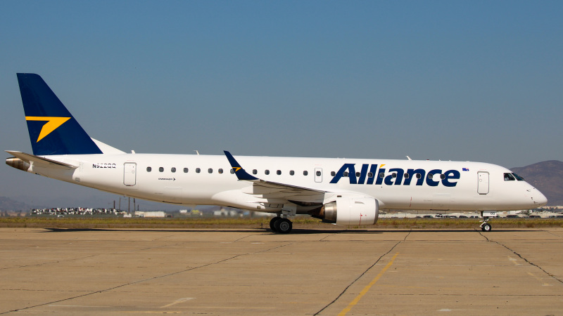 Photo of N922QQ - Alliance Airlines Embraer E190 at SDM on AeroXplorer Aviation Database