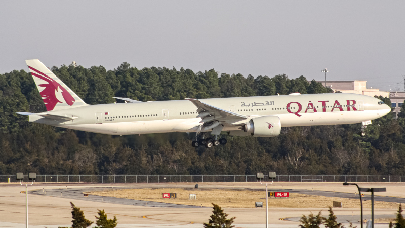 Photo of A7-BEO - Qatar Airways Boeing 777-300ER at IAD on AeroXplorer Aviation Database