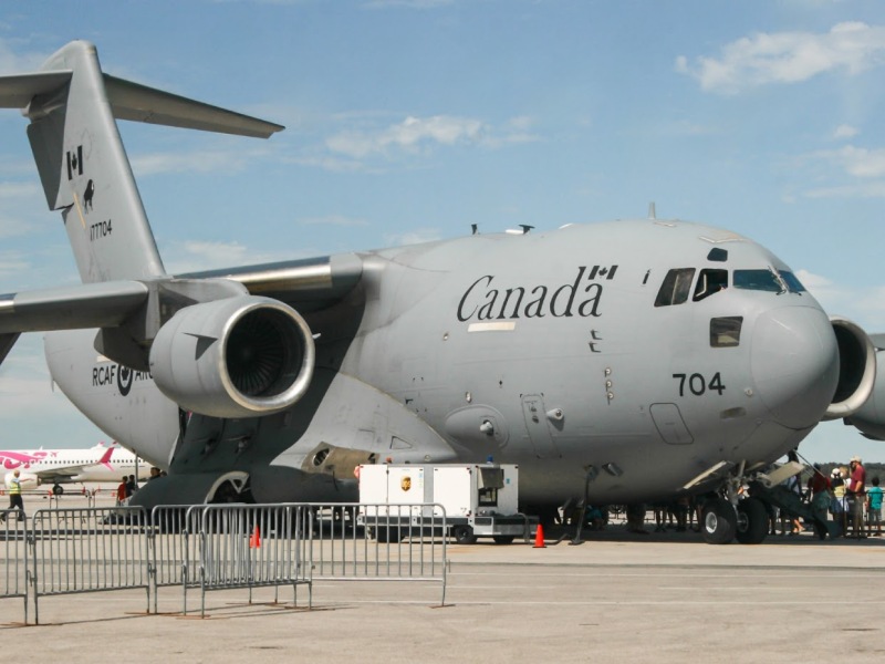 Photo of 177704 - Royal Canadian Air Force Boeing C-17 Globemaster III at YHM on AeroXplorer Aviation Database