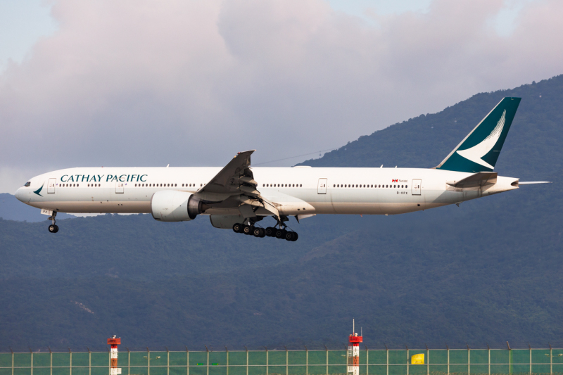 Photo of B-KPX - Cathay Pacific Boeing 777-300ER at HKG on AeroXplorer Aviation Database