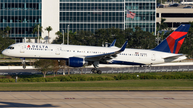 Photo of N551NW - Delta Airlines Boeing 757-200 at TPA on AeroXplorer Aviation Database