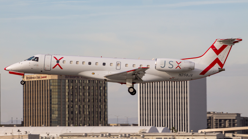 Photo of N258JX - JSX Embraer ERJ-140 at LAX on AeroXplorer Aviation Database