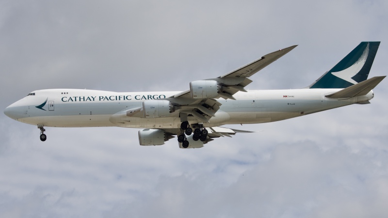 Photo of B-LJJ - Cathay Pacific Cargo Boeing 747-8F at IAH on AeroXplorer Aviation Database