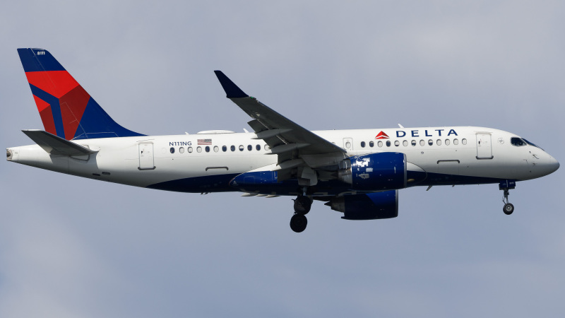 Photo of N111NG - delta Connection Airbus A220-100 at JFK on AeroXplorer Aviation Database