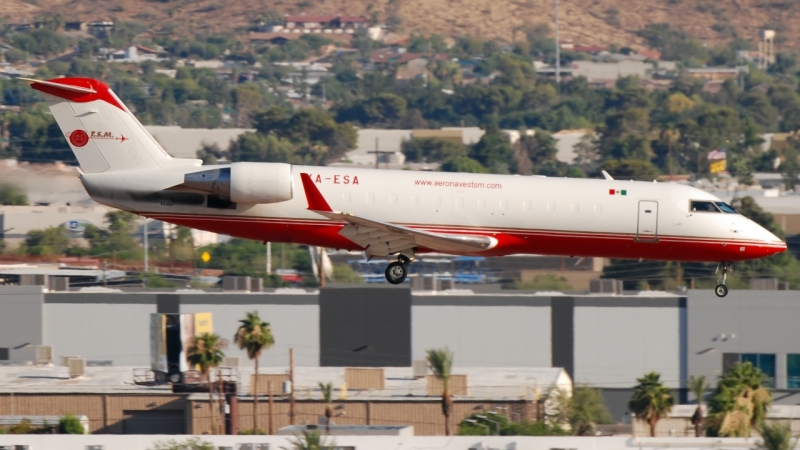 Photo of XA-ESA - Aeronaves TSM Mitsubishi CRJ-100 at PHX on AeroXplorer Aviation Database