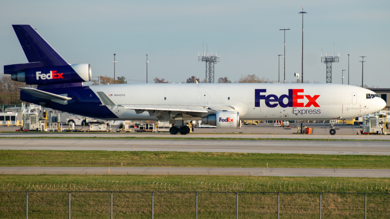 Photo of N642FE - FedEx McDonnell Douglas MD-11F at IND on AeroXplorer Aviation Database