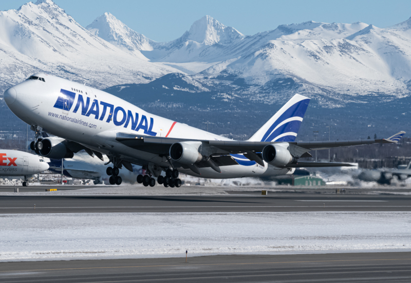 Photo of N702CA - National Airlines Boeing 747-400F at ANC on AeroXplorer Aviation Database