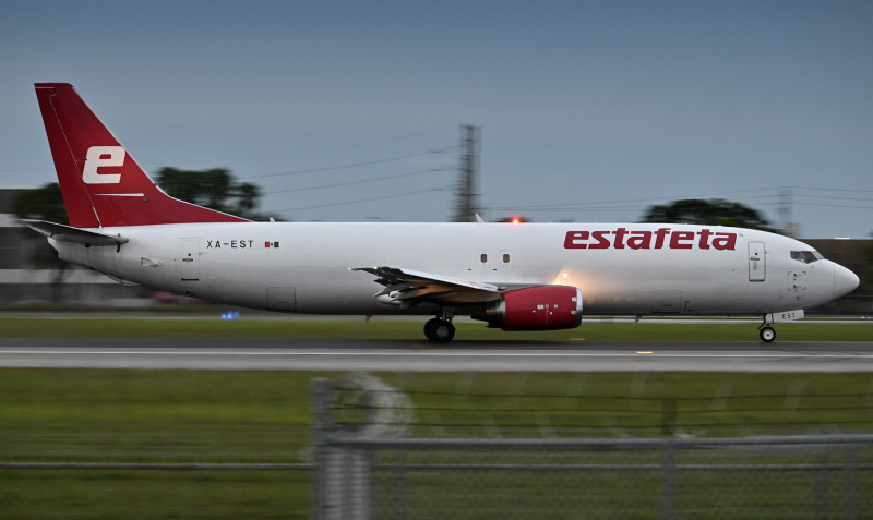 Photo of XA-EST - Estafeta Carga Aerea Boeing 737-400F at MIA on AeroXplorer Aviation Database