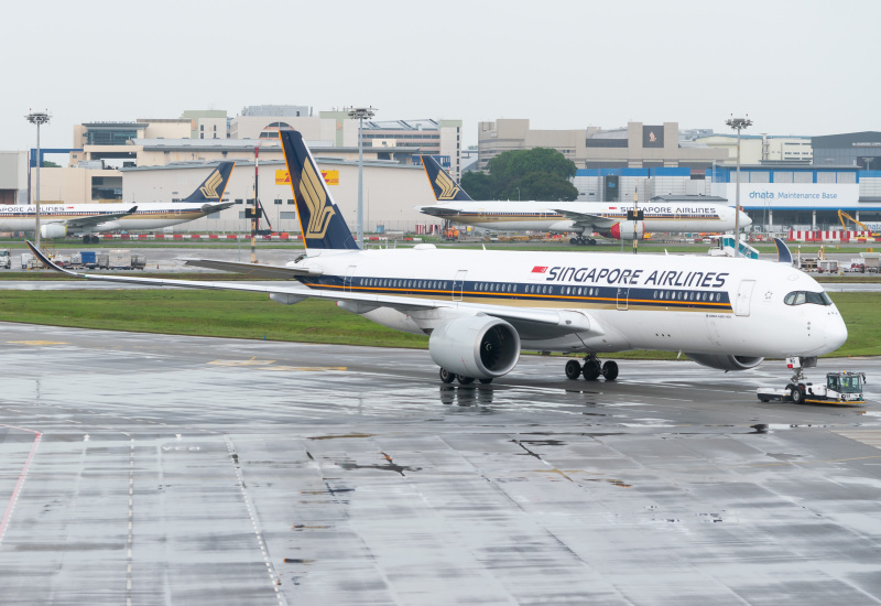 Photo of 9V-SMG - Singapore Airlines Airbus A350-900 at SIN on AeroXplorer Aviation Database