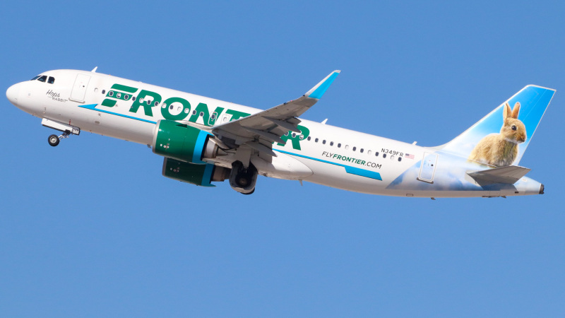 Photo of N349FR - Frontier Airlines Airbus A320 NEO at LAS on AeroXplorer Aviation Database