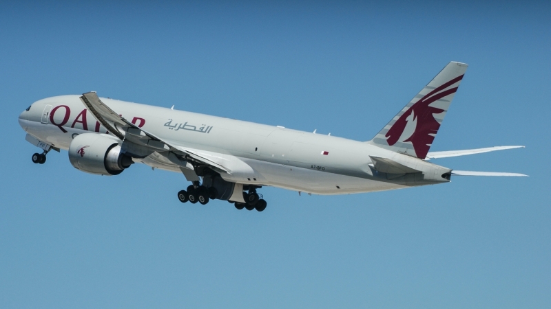 Photo of A7-BFO - Qatar Air Cargo Boeing 777-F at KLAX on AeroXplorer Aviation Database